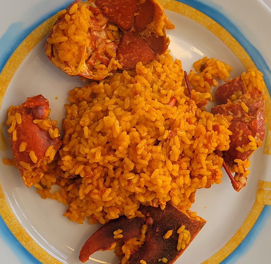 Arroz con bogavante