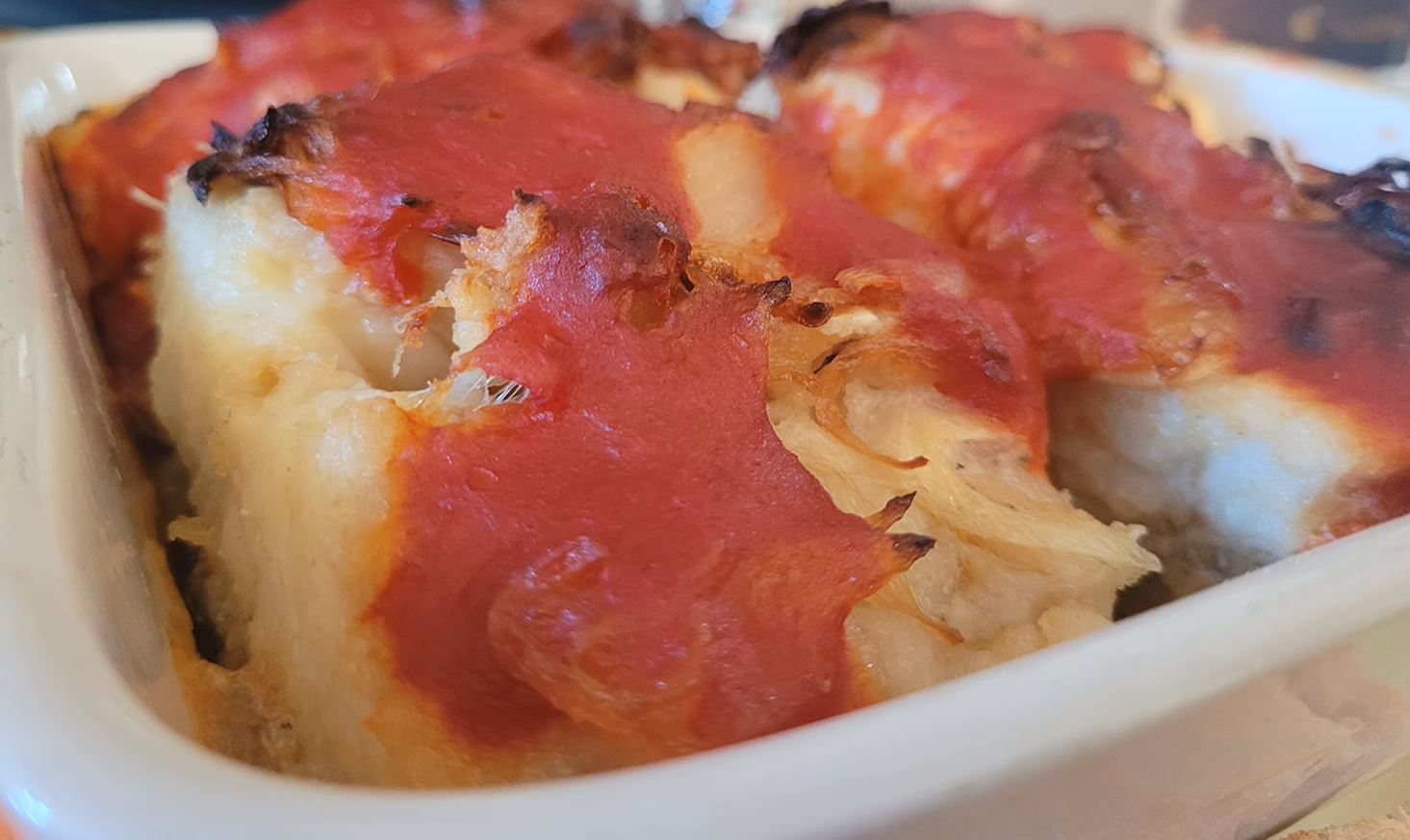 Bacalao al horno con tomate