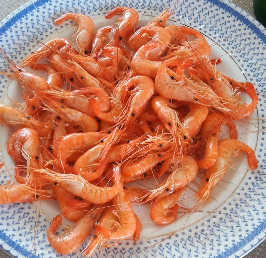 Camarones gallegos cocidos