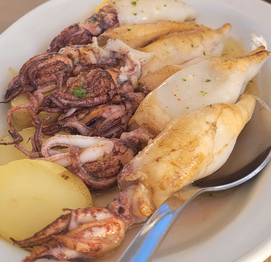 Chipirones a la plancha