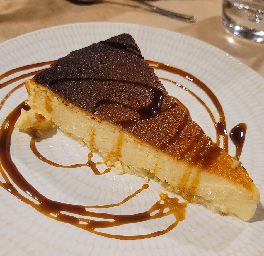 Tarta de queso al horno